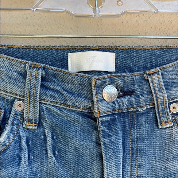 7 FOR ALL MANKIND ULTRA HIGH RISE DOJO WITH DESTROY AND KNICKING - Picture 8 of 12